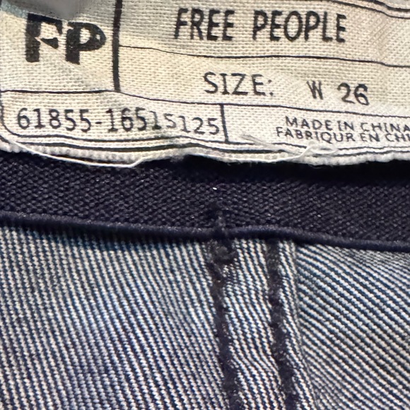 FREE PEOPLE PENNY PULL-ON FLARE JEANS - Picture 3 of 4